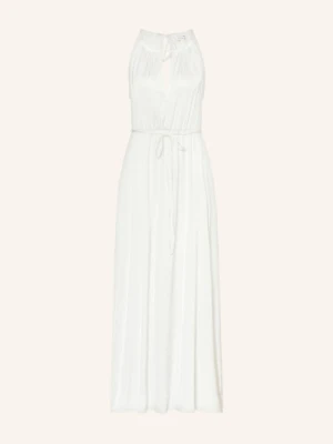 Mrs & Hugs Sukienka Satynowa Z Wycięciem weiss