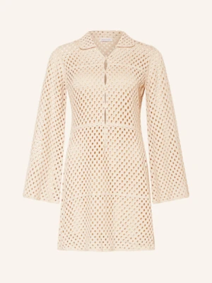 Mrs & Hugs Sukienka Szydełkowa beige