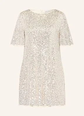 Mrs & Hugs Sukienka Z Cekinami beige