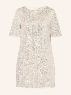 Mrs & Hugs Sukienka Z Cekinami beige