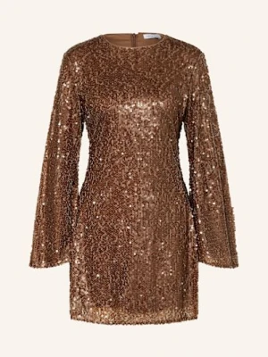 Mrs & Hugs Sukienka Z Cekinami braun