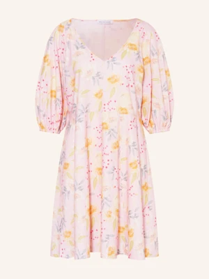 Mrs & Hugs Sukienka Z Dodatkiem Lnu rosa