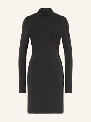 Mrs & Hugs Sukienka Z Dżerseju Z Ozdobnymi Kamykami schwarz