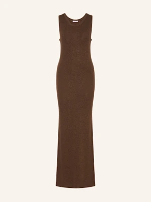 Mrs & Hugs Sukienka Z Dzianiny braun