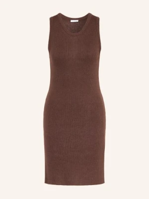 Mrs & Hugs Sukienka Z Dzianiny braun