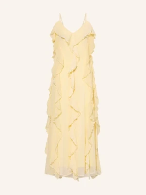 Mrs & Hugs Sukienka Z Falbanami gelb