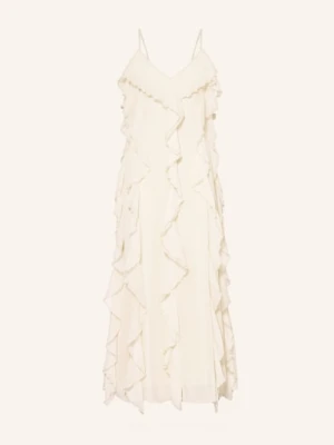 Mrs & Hugs Sukienka Z Falbanami weiss