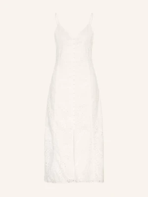 Mrs & Hugs Sukienka Z Koronki Ażurowej weiss