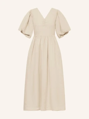 Mrs & Hugs Sukienka Z Lnu beige