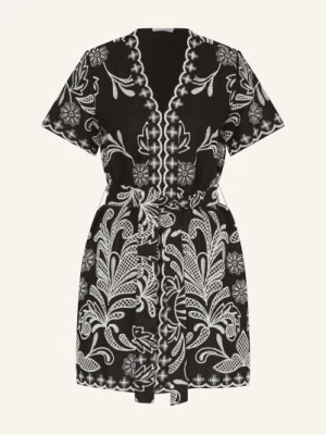 Mrs & Hugs Sukienka Z Lnu schwarz