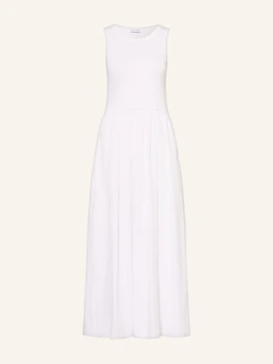 Mrs & Hugs Sukienka Z Mieszanki Materiałów weiss