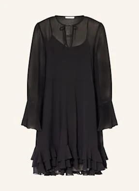 Mrs & Hugs Sukienka Z Wolantami schwarz