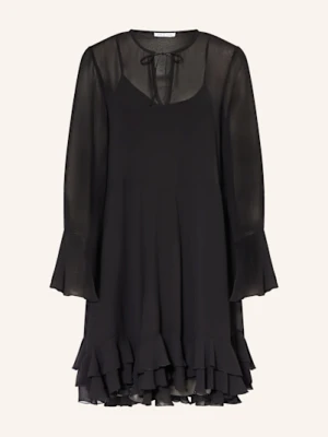 Mrs & Hugs Sukienka Z Wolantami schwarz