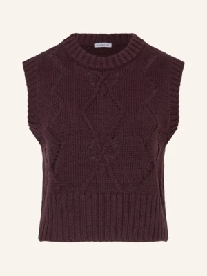 Mrs & Hugs Sweter Bez Rękawów lila