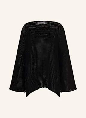 Mrs & Hugs Sweter Oversize Z Kaszmirem schwarz