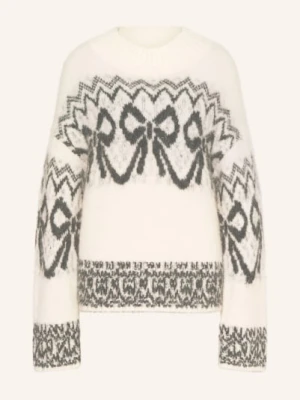 Mrs & Hugs Sweter Z Alpaki weiss