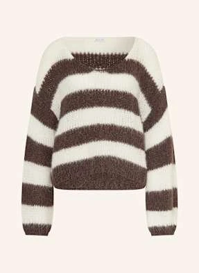 Mrs & Hugs Sweter Z Dodatkiem Alpaki weiss