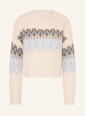 Mrs & Hugs Sweter Z Dodatkiem Alpaki weiss