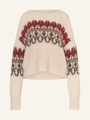 Mrs & Hugs Sweter Z Dodatkiem Alpaki weiss