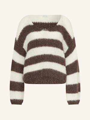 Mrs & Hugs Sweter Z Dodatkiem Alpaki weiss