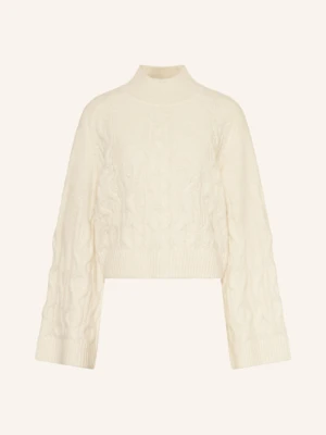 Mrs & Hugs Sweter Z Dodatkiem Alpaki weiss