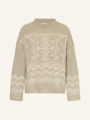Mrs & Hugs Sweter Z Dodatkiem Kaszmiru beige