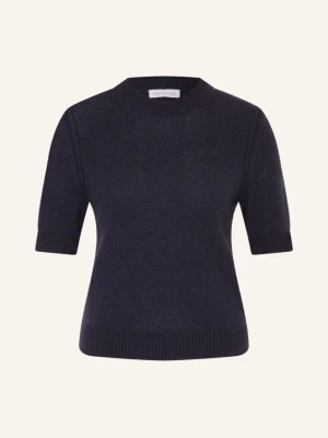 Mrs & Hugs Sweter Z Dzianiny Kaszmirowej blau GRANATOWY