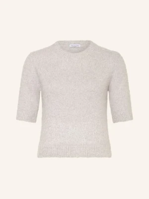 Mrs & Hugs Sweter Z Dzianiny Z Brokatową Przędzą silber