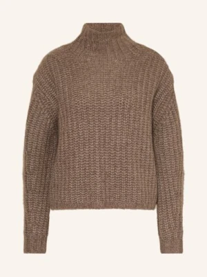 Mrs & Hugs Sweter Z Kaszmiru braun