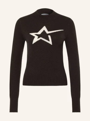 Mrs & Hugs Sweter Z Kaszmiru braun