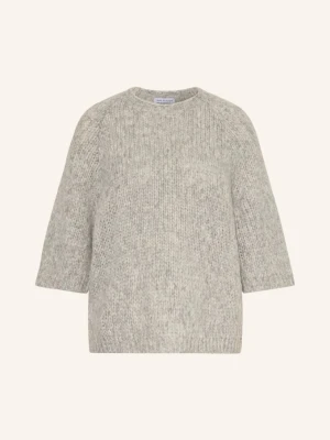 Mrs & Hugs Sweter Z Rękawami 3 / 4 grau JASNOCZARY