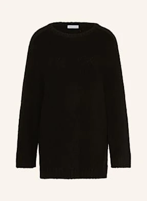 Mrs & Hugs Sweter Z Wełny Merino schwarz