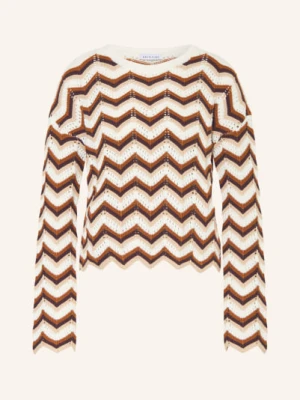 Mrs & Hugs Szydełkowany Sweter weiss