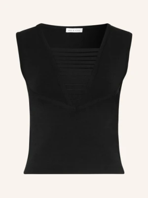 Mrs & Hugs Top schwarz