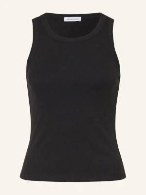 Mrs & Hugs Top schwarz CZARNY