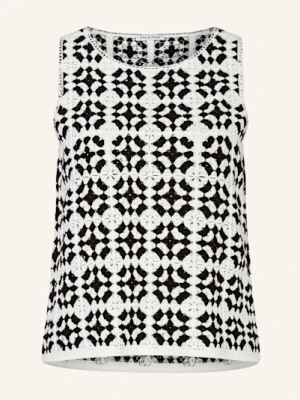 Mrs & Hugs Top Szydełkowy schwarz