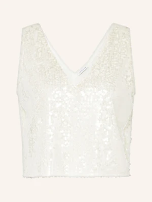 Mrs & Hugs Top Z Cekinami weiss