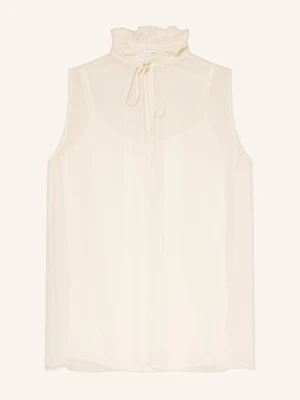 Mrs & Hugs Top Z Falbankami beige