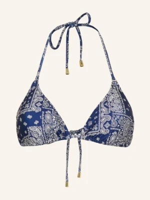 Mrs & Hugs Trójkątny Stanik Bikini blau