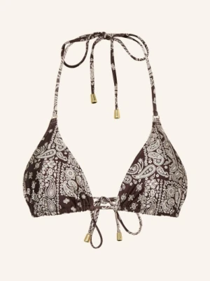 Mrs & Hugs Trójkątny Stanik Bikini braun