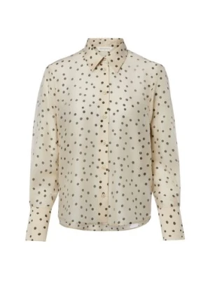 Msch Copenhagen Bluzka damska - MSCHDorothea Faustina Kobiety beżowy|brązowy, XS/S