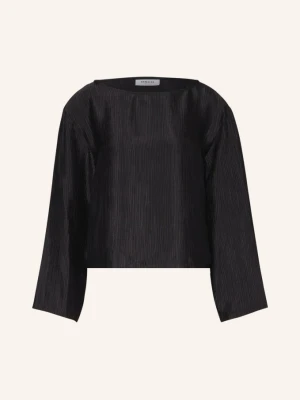 Msch Copenhagen Bluzka Mschemberlee Z Wycięciem schwarz CZARNY