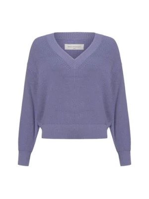 Msch Copenhagen Damski sweter z dzianiny - MSCHMaura Rachelle Kobiety lila, L/XL