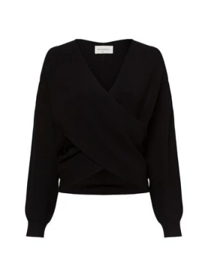 Msch Copenhagen Damski sweter z dzianiny - Rachelle Kobiety wiskoza czarny jednolity, L/XL