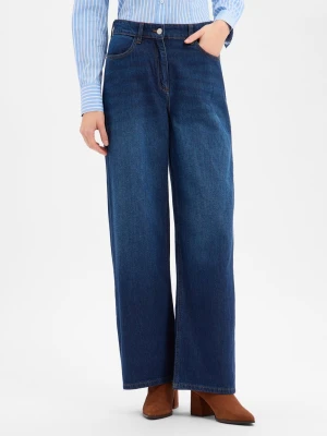 Msch Copenhagen Dżinsy - MSCHAdna Alena Kobiety Bawełna niebieski jednolity,