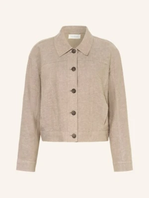 Msch Copenhagen Kurtka Z Klapami Mschviana Ginia Z Lnem braun