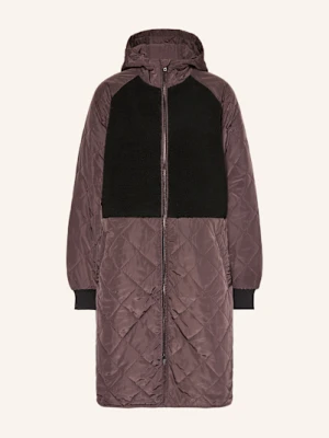 Msch Copenhagen Płaszcz Pikowany Mschadelyn Kiara Z Mieszanki Materiałów schwarz