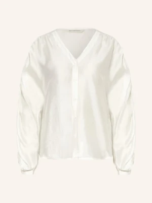 Msch Copenhagen Satynowa Bluzka Maschramona Rikkelia weiss