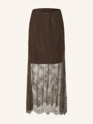Msch Copenhagen Spódnica Z Koronką Mschdusty braun