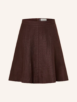 Msch Copenhagen Spódnica Z Lnu Mschnaira Claritta braun